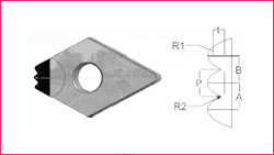 CBN PCD THREADING INSERT